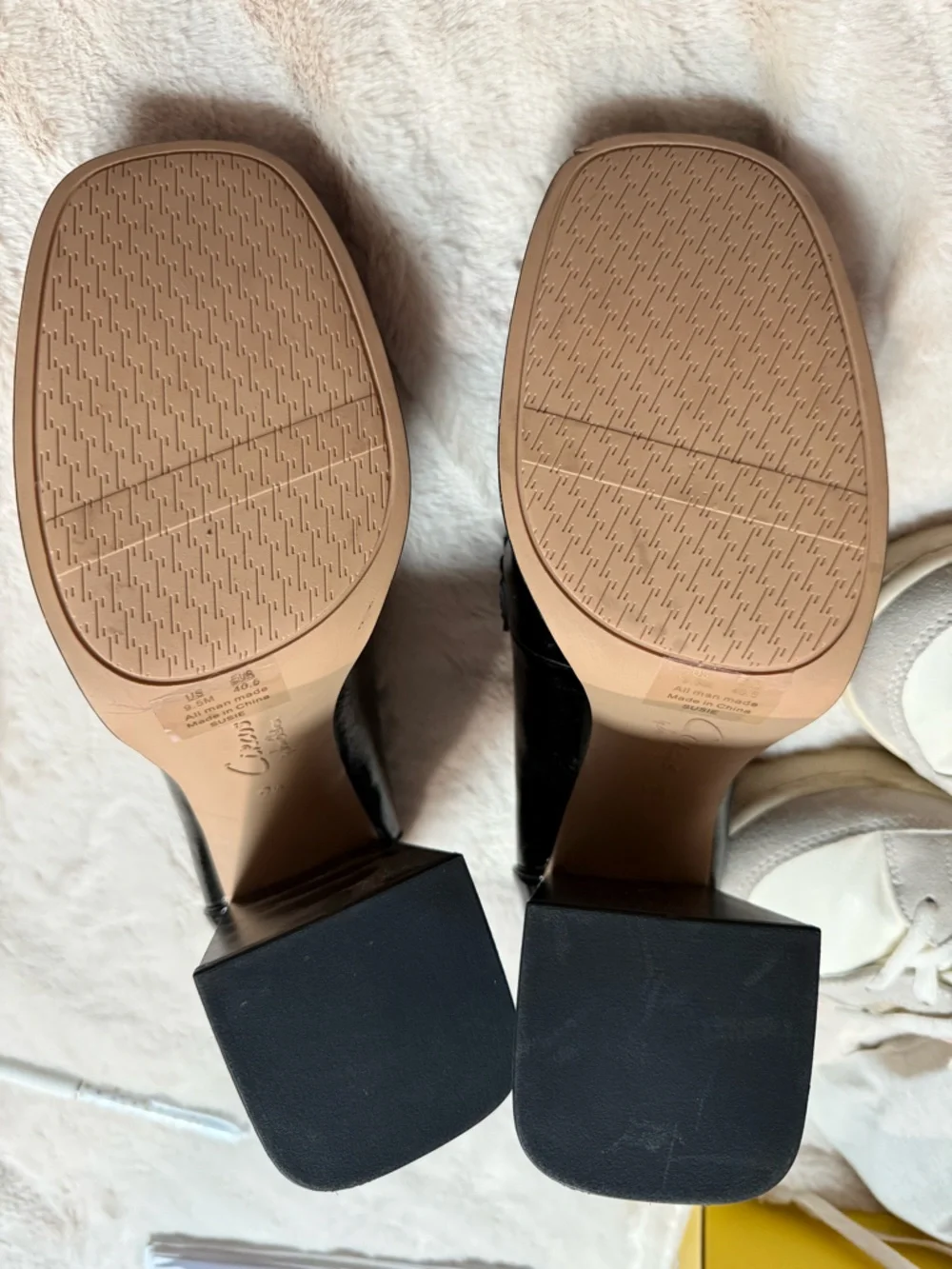 Circus by Sam Edelman Black chunky Loafers with Gold detail - never worn - Picture 3 of 4